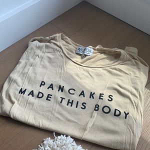Wildfox Pancakes Made This Body Tshirt Size M